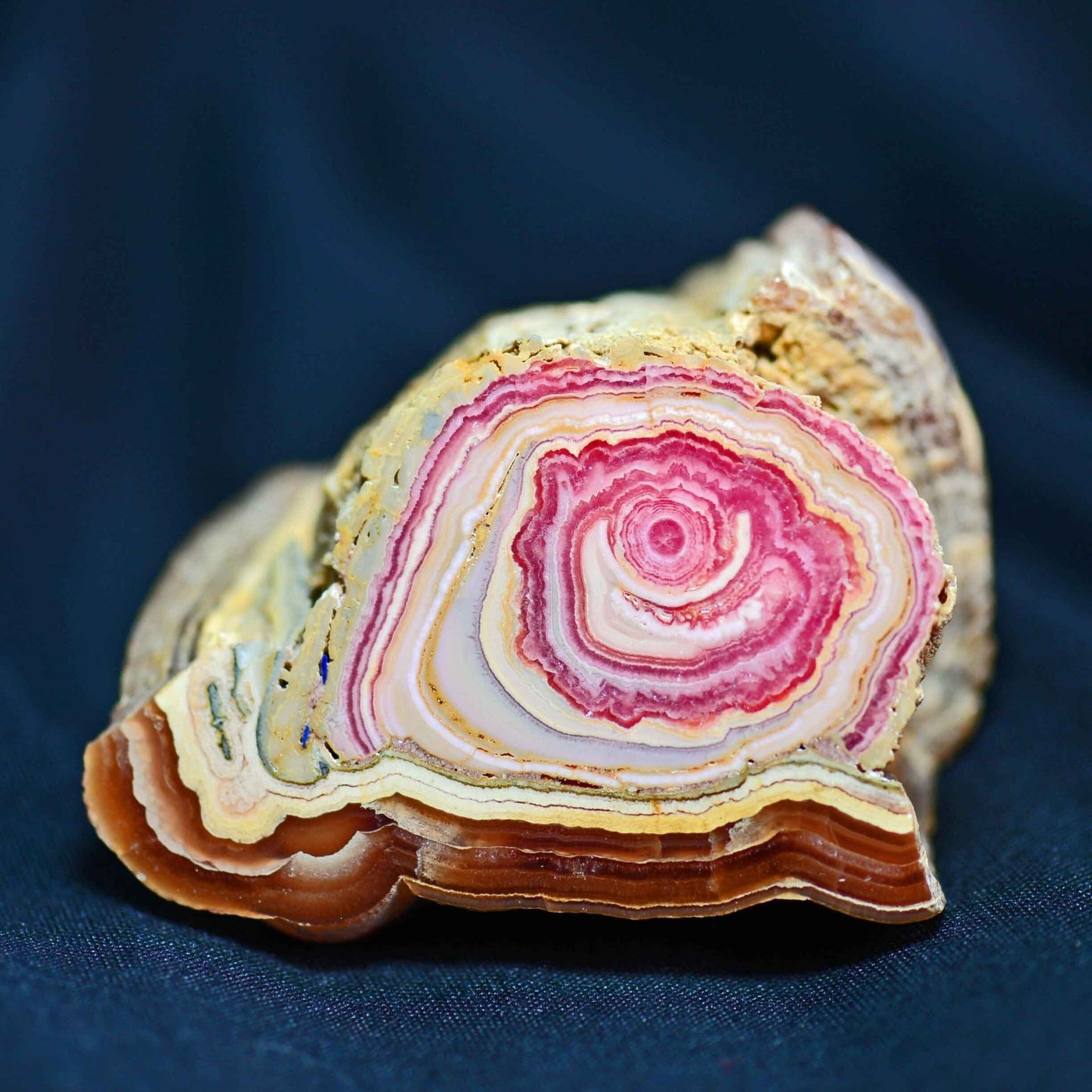 Banded Rhodochrosite Chunk, Capillitas Mine