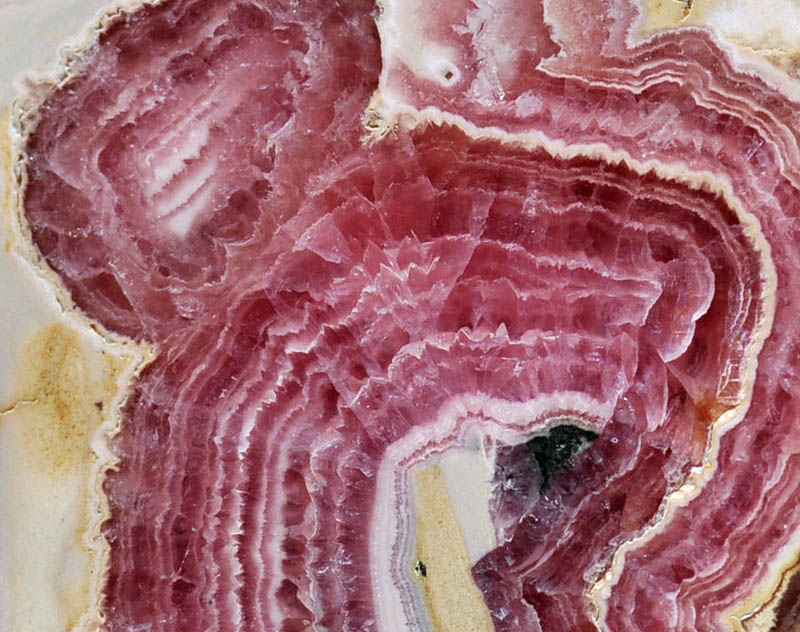 Rhodochrosite slice