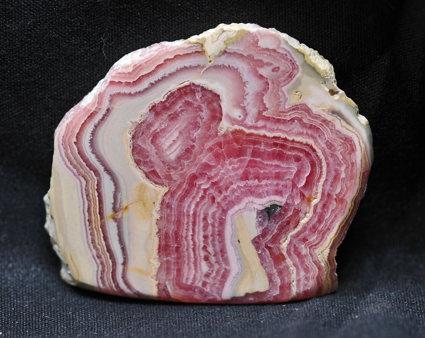 Rhodochrosite slice