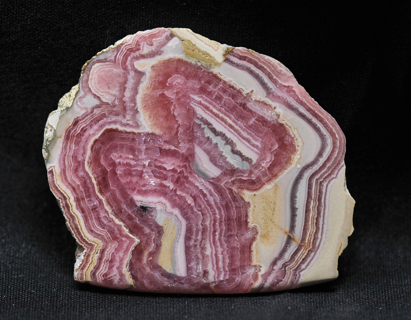 Rhodochrosite slice