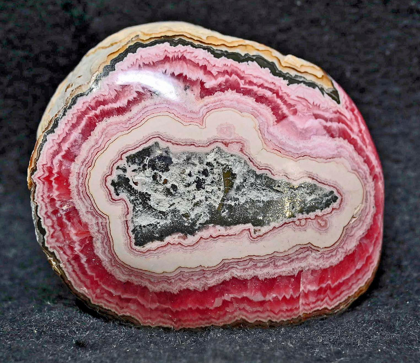 Rhodochrosite and Silver Nodule