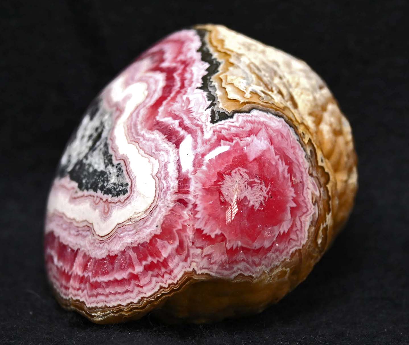 Rhodochrosite and Silver Nodule